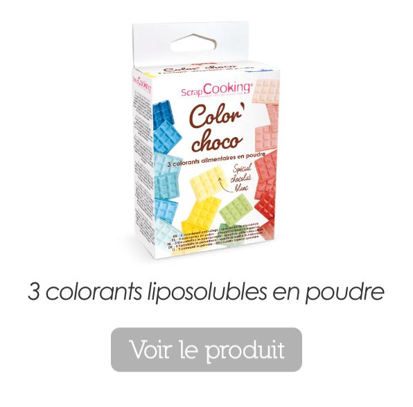 3 colorants liposolubles en poudre - ScrapCooking